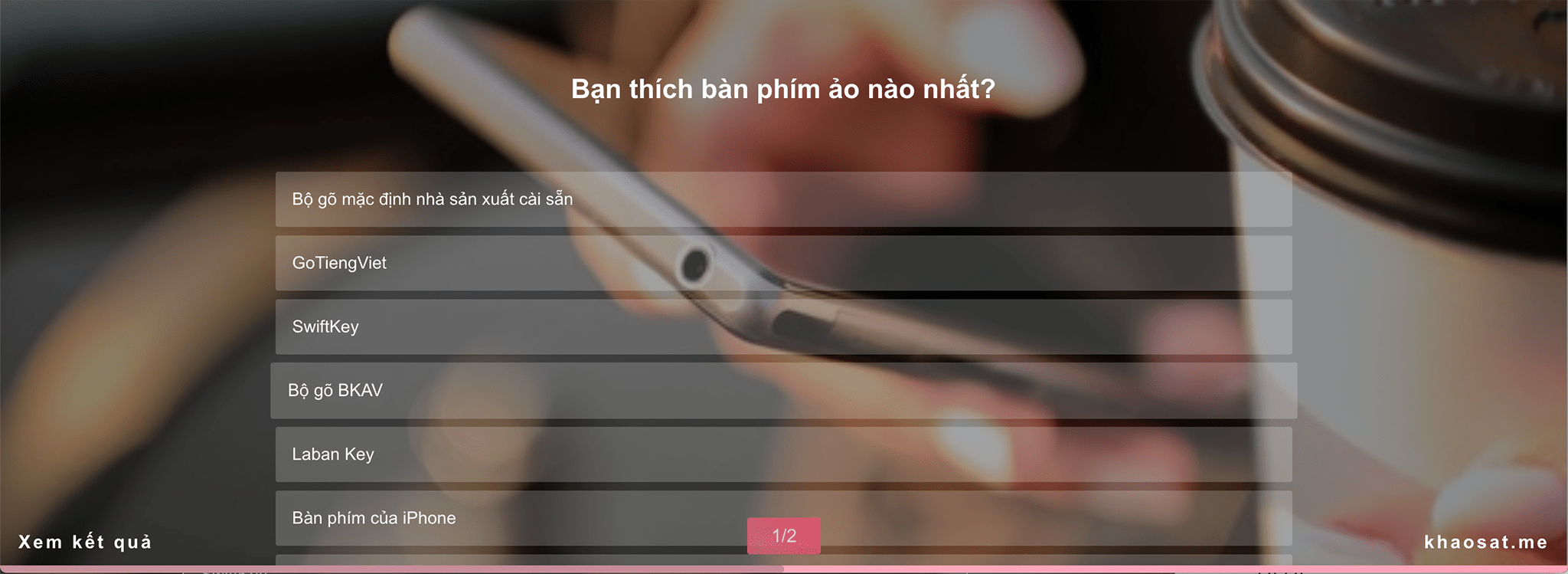 sắp xếp câu hỏi Multiple Choice kiểu dài