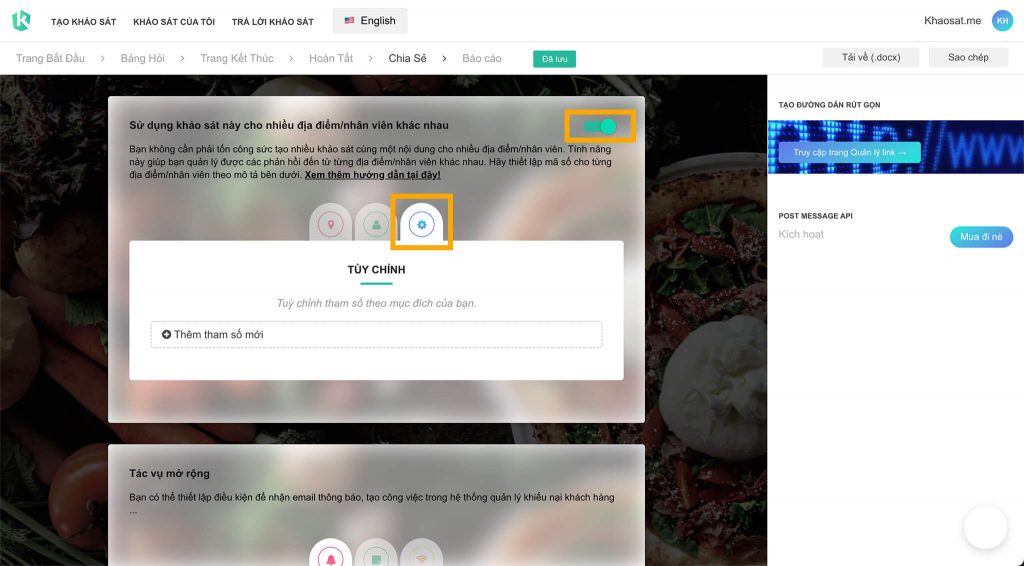 khai báo tham số bill