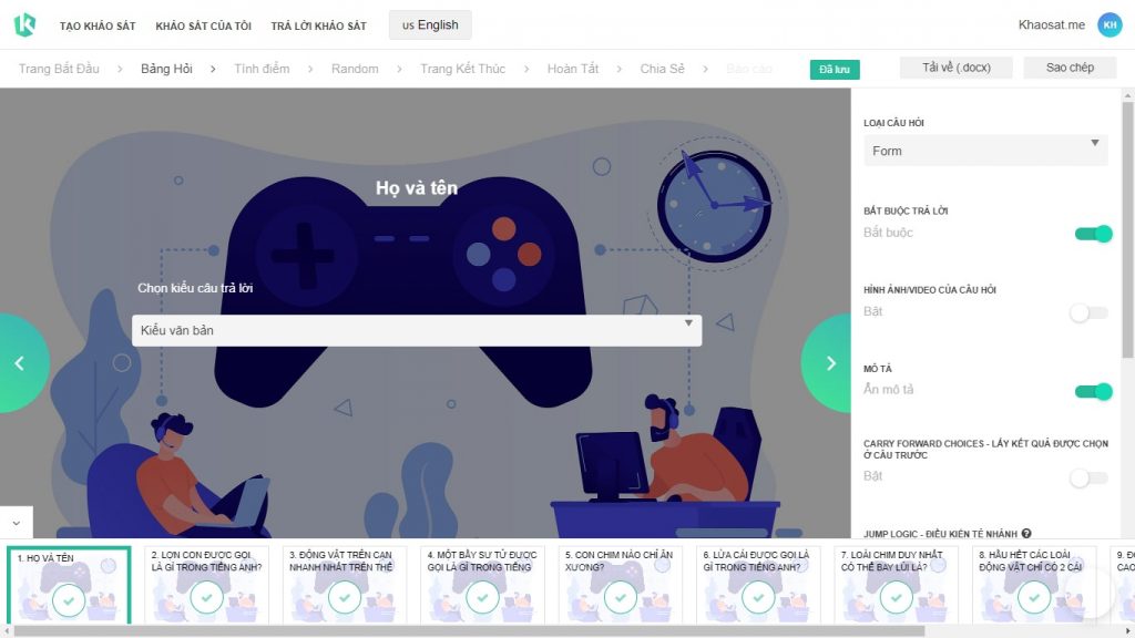 trắc nghiệm online
