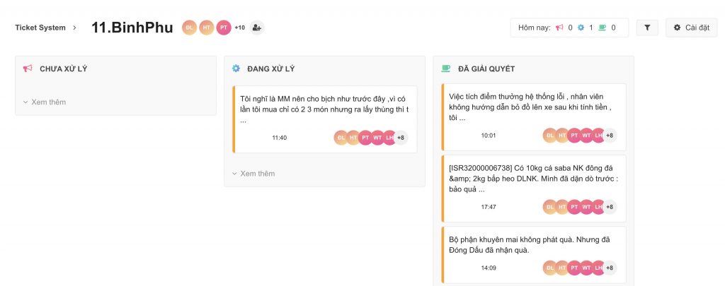 hệ thống xử lý khiếu nại