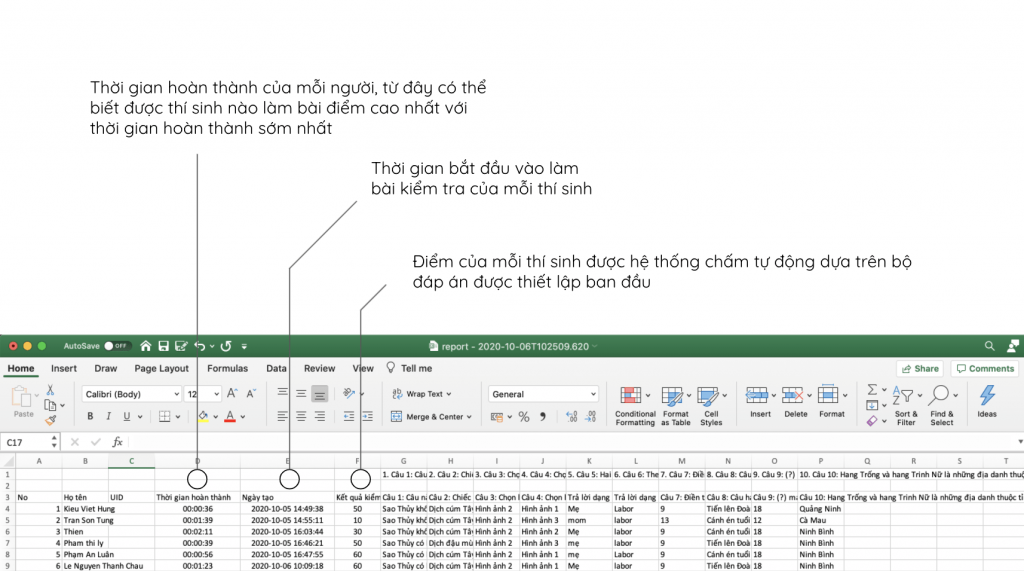 Tải file excel